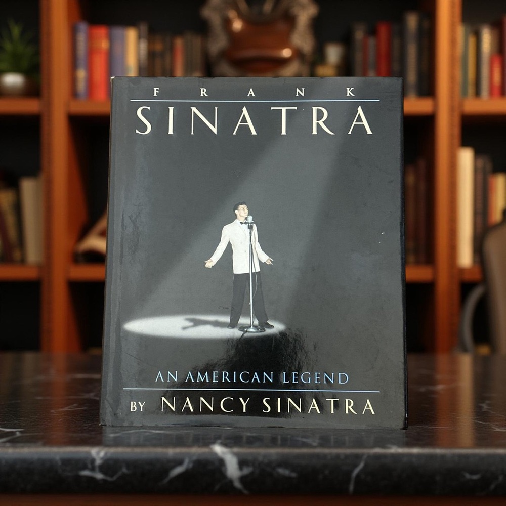 Vintage 1st Edition “Frank Sinatra An American Legend” Hardcover Book By Plus CD